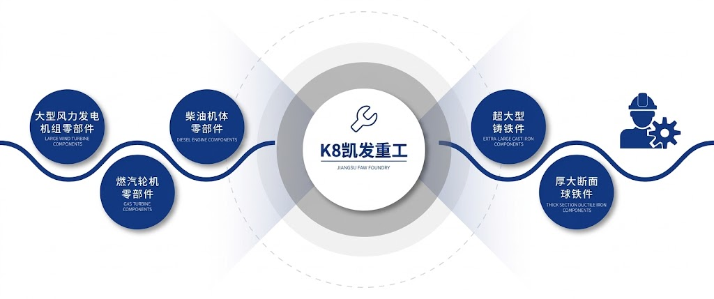 K8凯发风电铸件产品谱系